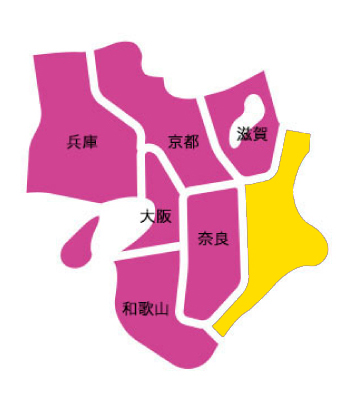 関西マップ三重